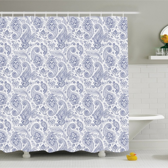 Ambesonne Other - Shower Curtain Floral Paisley Vintage Print